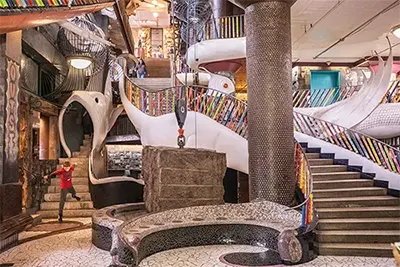 Interior exhibit at City Museum